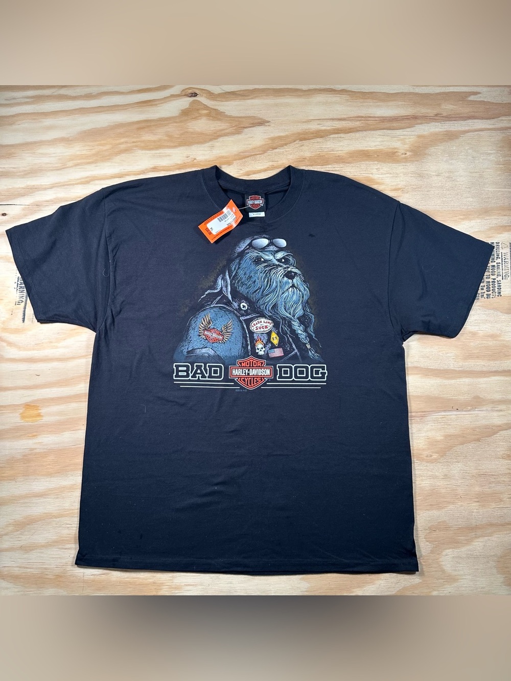 Harley-Davidson Black 'Bad Dog' Biker Graphic Tee